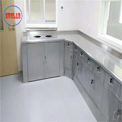 Buon prezzo Banchetto di laboratorio in acciaio inossidabile resistente per un lavoro di laboratorio efficiente come porte di disegno / scaffali in linea