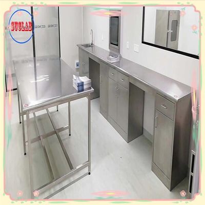 Buon prezzo Bench di laboratorio in acciaio inossidabile di stile moderno con numero di cassetti disponibili come disegno in linea