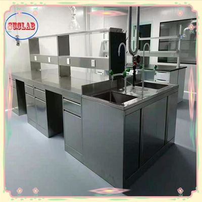 Buon prezzo Scaffale di laboratorio lucidato con struttura integrata Metodo di installazione con collegamento a bullone in linea