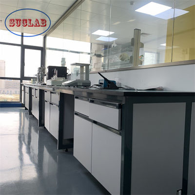 Buon prezzo Facile da installare e personalizzabile Arredamento di laboratorio di chimica Laboratorio banco di lavoro in legno compensato per l'esportazione in linea