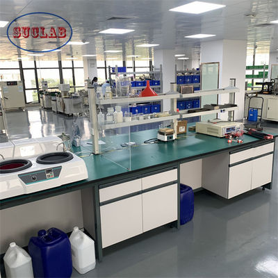 Buon prezzo Struttura in acciaio Legno Laboratorio di chimica Banchi di lavoro per stazioni di lavoro efficienti Laboratorio di progettazione di mobili in linea