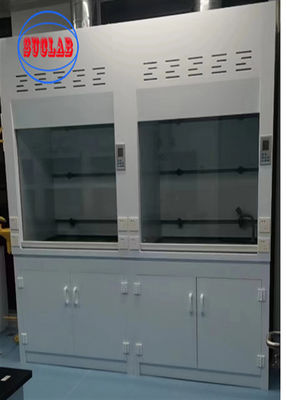 Buon prezzo Cappuccio chimico a parete Cappuccio per laboratorio per acido clorico con 400 m3/h di flusso d'aria Pp in linea