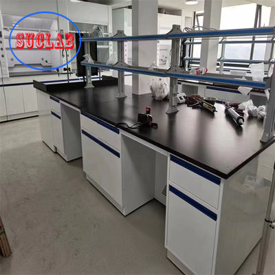 Buon prezzo Tutti i mobili di laboratorio in acciaio banco di laboratorio chimico con DTC 105° Cerniera in linea