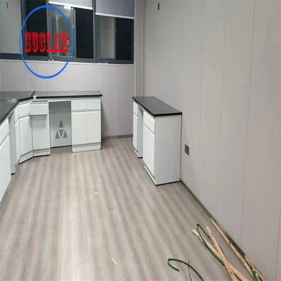 Buon prezzo Banco di laboratorio chimico a altezza regolabile banco di laboratorio a forma di L per laboratorio ospedaliero in linea