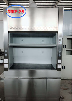 Buon prezzo Flusso d'aria orizzontale/verticale di laboratorio tubo di scarico cappuccio di fumo di laboratorio sistema di ventilazione armadio per tutti i laboratori in linea