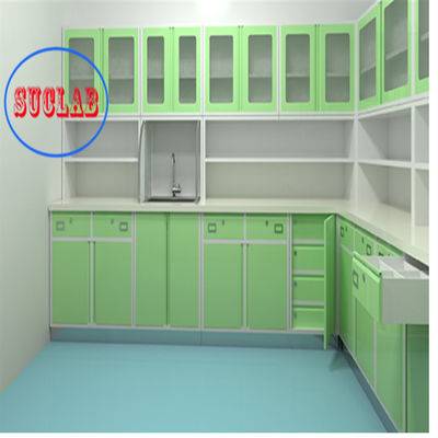 Buon prezzo Durabile L 3000*W 600*H 850 a 900 mm Armadio di stoccaggio medico con cerniera a 110 gradi in linea