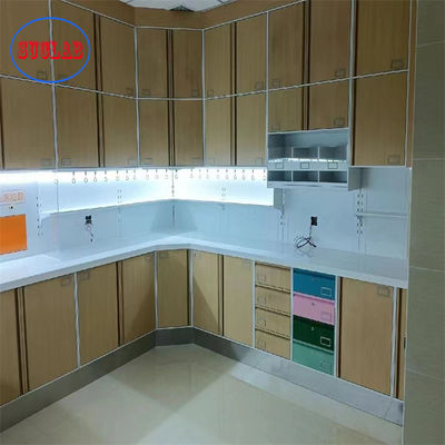 Buon prezzo 110 gradi di cerniera in acciaio inossidabile Dental Cabinet per un aspetto professionale e organizzato in linea