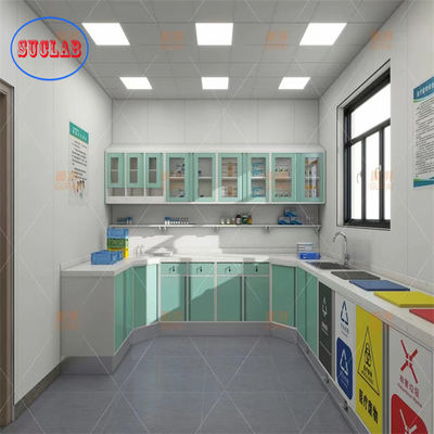 Buon prezzo Dispositivi personalizzabili Ospedale Clinica Arredamento Gabinetto medico Soluzione L 3000*W 600*H 850-900 mm in linea