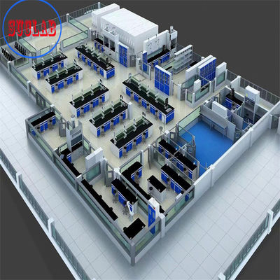 Buon prezzo Mobili di laboratorio per la chimica della scuola moderna in acciaio con deposito integrato in linea