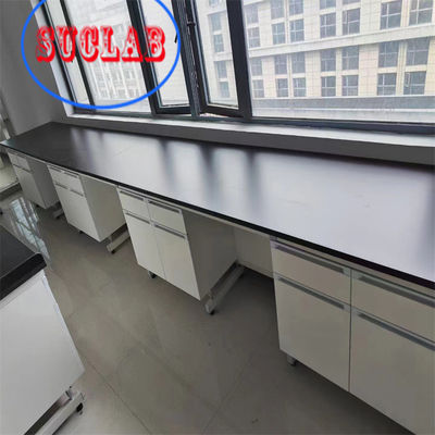 Buon prezzo Laboratorio di chimica resistente banco di lavoro mobili di laboratorio Hong Kong con superficie di lavoro in resina fenolica in linea