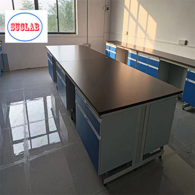 Buon prezzo Acciaio Legno Laboratorio di chimica Banchi di lavoro Mobile di laboratorio Malesia DTC105 DEG Cerniere Ignifuge Per le operazioni di sicurezza in linea