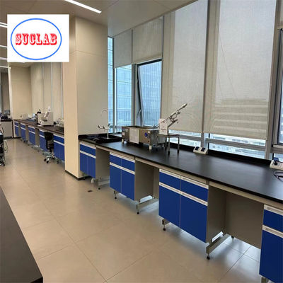 Buon prezzo Laminato resistente alle sostanze chimiche laboratorio di chimica banco di lavoro laboratorio Casework Malesia con caratteristiche di sicurezza in linea
