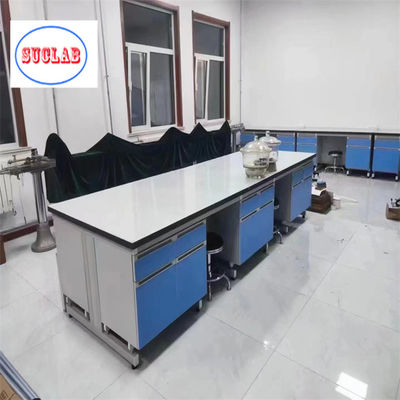 Buon prezzo Banchetto di lavoro di laboratorio di chimica di sicurezza Banchetto di lavoro di laboratorio di legno con superficie di lavoro in resina fenolica in linea