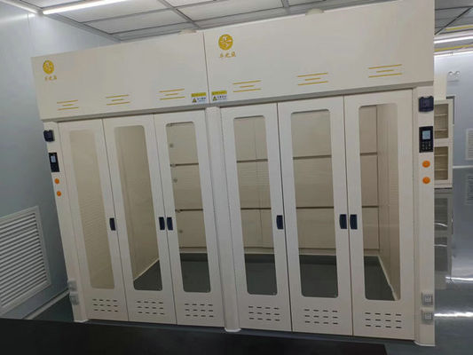 Buon prezzo Laboratorio Grigio Bianco Camminare In Cappuccio Con Porte Di Vetro Per Equipaggiamento Di Ventilazione in linea