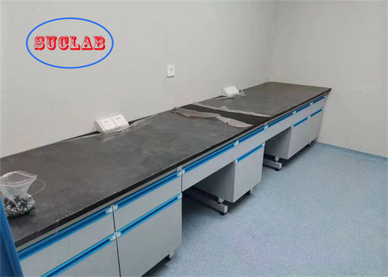 Buon prezzo Sicurezza superficie di lavoro laminata laboratorio di chimica banco di lavoro di laboratorio banconi e armadi con cerniere DTC105 DEG in linea
