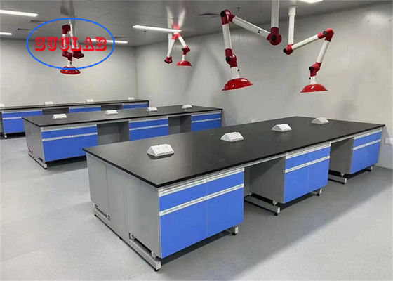 Buon prezzo Laboratorio di Chimica di Resina Fenologica Banchetta di lavoro di laboratorio Banchetta isola con lavandino con superficie di lavoro laminata resistente ai prodotti chimici in linea