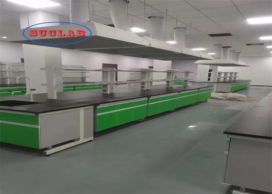 Buon prezzo Laboratorio di chimica resistente banco di lavoro di laboratorio banco di lavoro produttore di legno di acciaio in linea