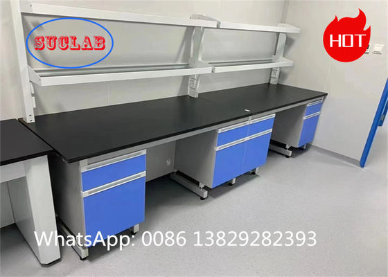 Buon prezzo Laminato resistente a sostanze chimiche personalizzabile Banchi di lavoro di laboratorio di chimica in linea