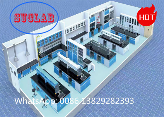 Buon prezzo Safety C Frame Chemistry Lab Workbench Design con costruzione ignifuga e piani di lavoro in resina durevole in linea
