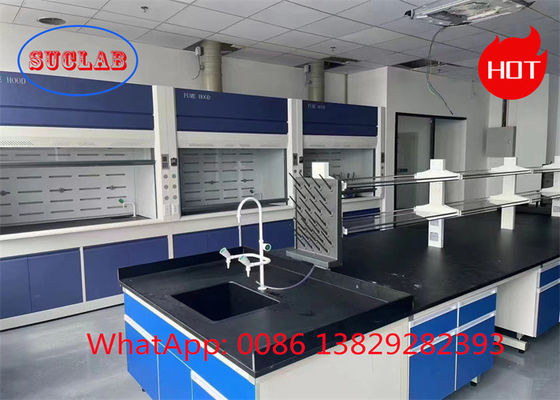 Buon prezzo Banchetto di laboratorio di chimica a telaio C resistente ai prodotti chimici con superficie di lavoro in resina fenolica o epossidica in linea