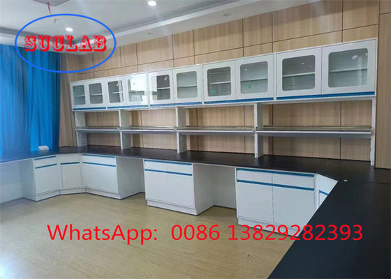Buon prezzo Banchi di laboratorio in legno resistente alle sostanze chimiche con materiali resistenti e cerniere DTC105 DEG in linea