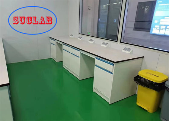 Buon prezzo Bench di laboratorio scolastico su misura con armadi Produttori Contatore fenolico in linea