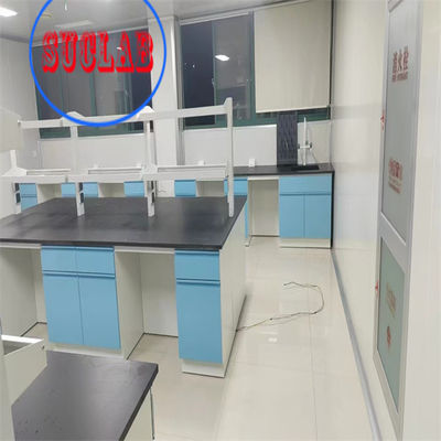 Buon prezzo Resistenza chimica Arredamento di laboratorio di chimica banco di lavoro di laboratorio modulare Funzione di sicurezza OEM/ODM Accettabile in linea