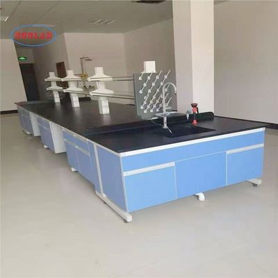 Buon prezzo Fabbricanti di mobili per laboratori chimici con superfici di lavoro laminate resistenti ai prodotti chimici in linea
