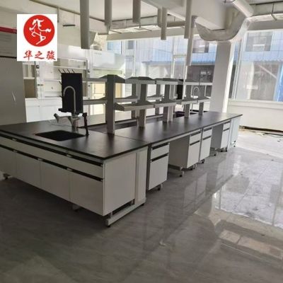 Buon prezzo Materiale PP Arredamento modulare di laboratorio Disegno personalizzabile per postazioni di lavoro ergonomiche di laboratorio in linea