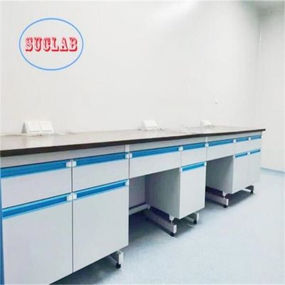 Buon prezzo Superficie di lavoro laminata blu resistente alle sostanze chimiche per mobili di laboratorio chimico in linea