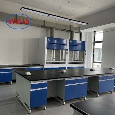 Buon prezzo Top- Laboratorio di chimica banco di lavoro con armadi Servizio clienti eccellente e resina fenolica o resina epossidica Worktop in linea
