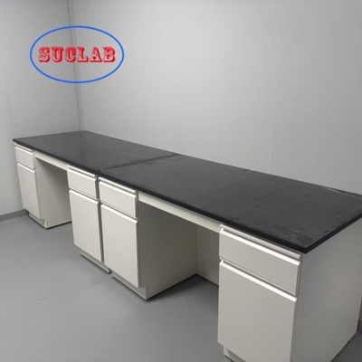Buon prezzo Distribuzioni di banchi di laboratorio di chimica 304 Stainless Steel Base Cabinet e Cold-rolled Steel Reagent Racks con scaffale in vetro regolabile in linea