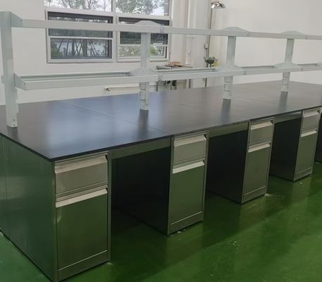 Buon prezzo Stainless Steel Lab Bench Makers 300kg Load Capacity Steel Worktop for Food & Hospital Resarch Laboratory in linea