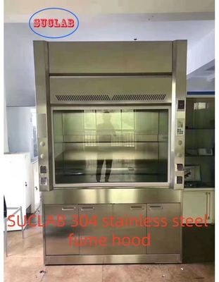 Buon prezzo Custom Original Color Upgrade Your Stainless Steel  Ducted Fume Hood Lab Fume Hood Design fin Laboratory with 220V/10A  and 250mm Air Outlet in linea