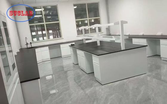 Buon prezzo Banco da laboratorio di chimica personalizzato, eccellente servizio clienti e caratteristiche di sicurezza resistenti agli agenti chimici per la resistenza chimica in linea