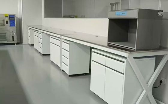 Buon prezzo Produttori di postazioni di lavoro personalizzabili per laboratori di chimica con dimensioni L*1500/750 W *800 /850 mm H in linea