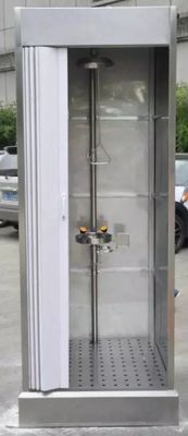 Buon prezzo Doccia di emergenza e lavaggio degli occhi a misura con testa di doccia in acciaio inossidabile in linea