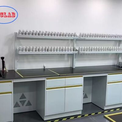 Buon prezzo Modular Chemistry Lab Benches White/Blue/Yellow/Black Options for Chemistry Laboratories in linea