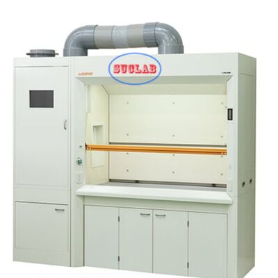 Buon prezzo Cappuccio di laboratorio a parete con vasca di lavaggio Produttori Basso livello di rumore e flusso d'aria orizzontale in linea