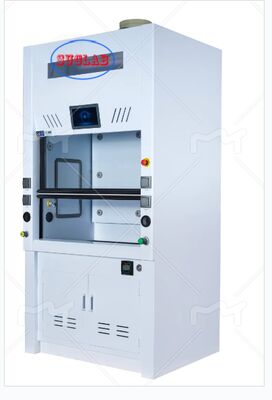 Buon prezzo Prezzo di fabbrica Cappuccio di laboratorio con serbatoio di lavaggio di fumo Sistema di controllo microcomputer integrato in linea